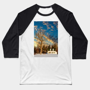 Bald Eagle in a Tree P.E.I. Baseball T-Shirt